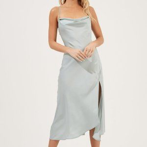 ASTR the Label Gaia Dress - Light Sage M